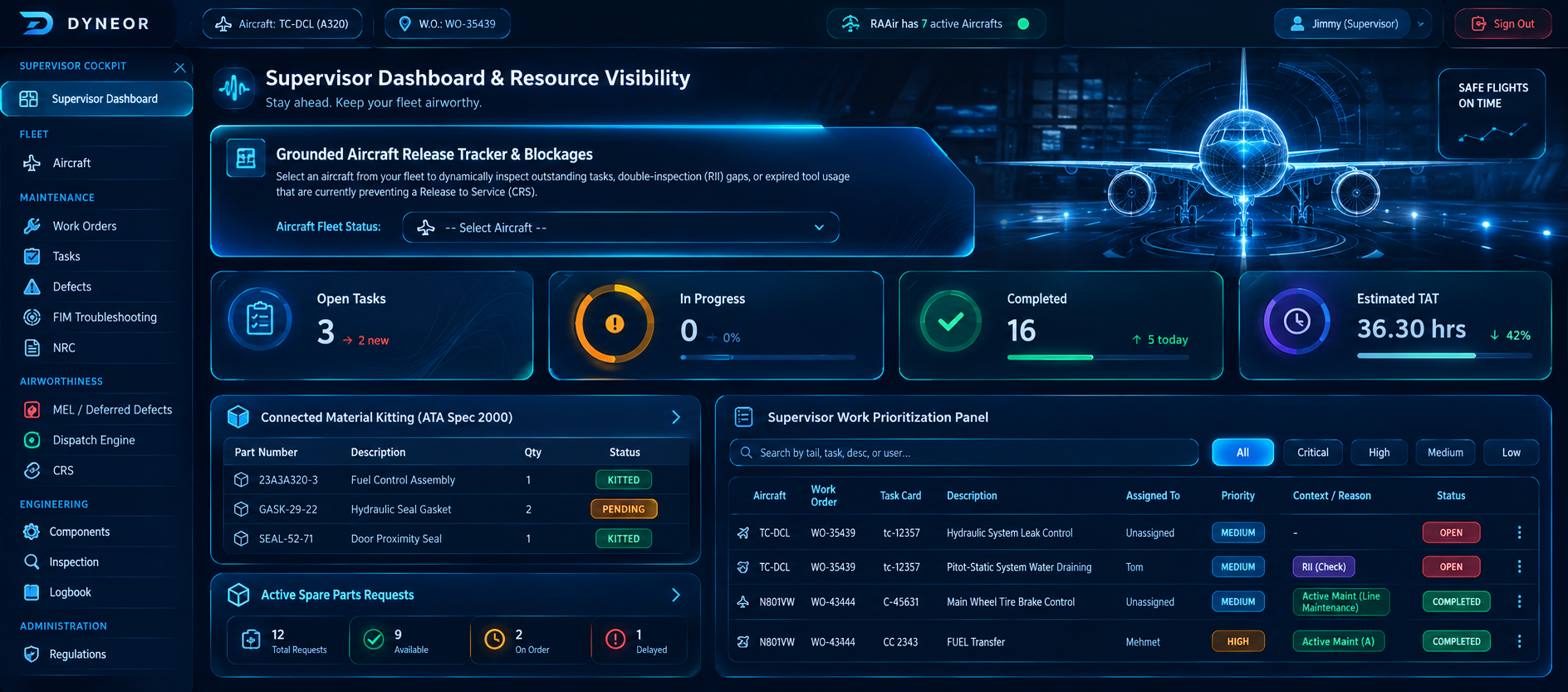DYNEOR Live Fleet Dashboard Overview